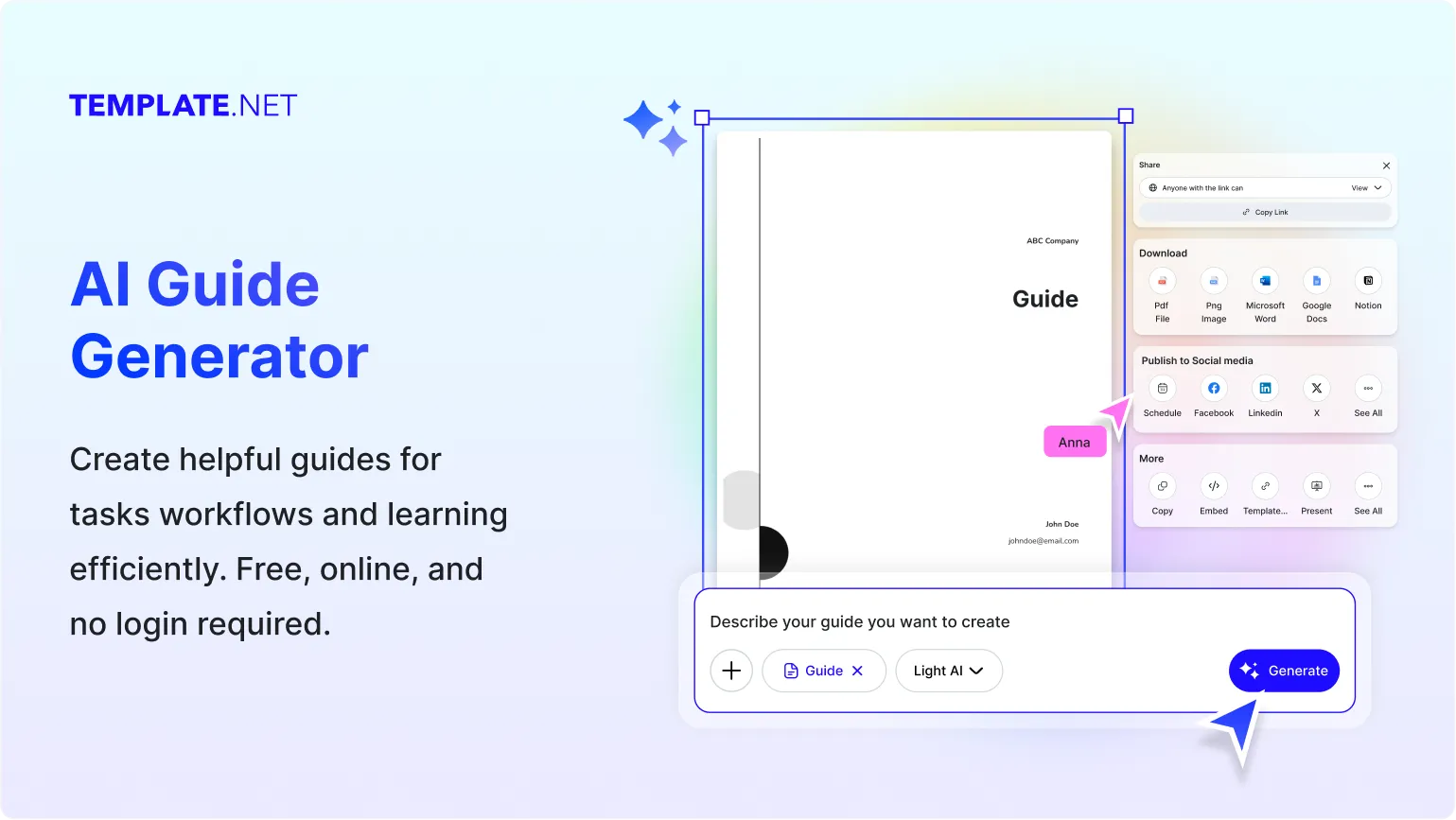 Free AI Guide Generator, AI Guide Maker Online [ No Signup ]