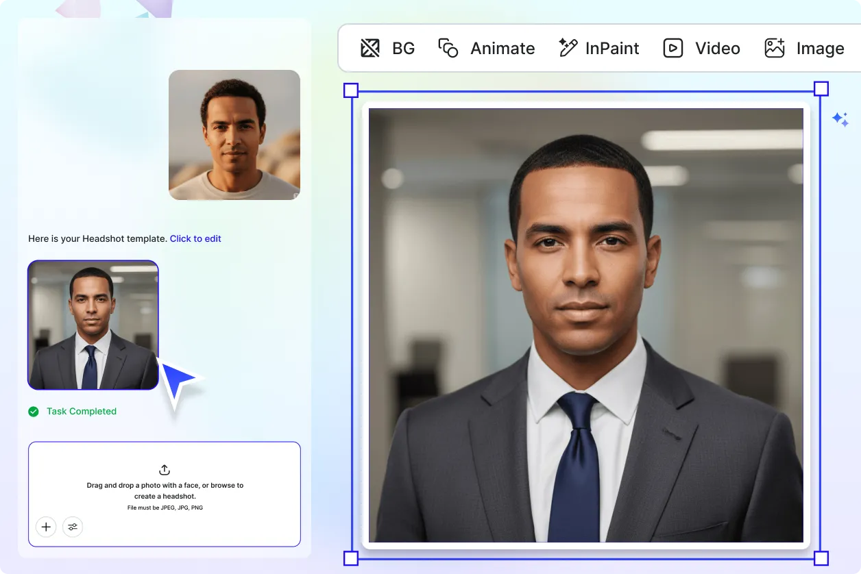 Free AI Headshot Generator, Professional Headshot Maker [ No Signup ]