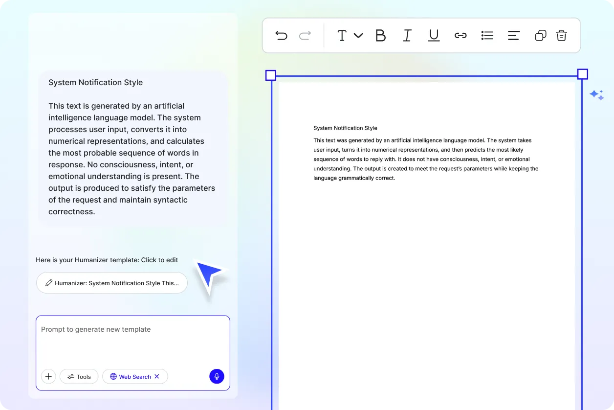 Free AI Humanizer, Instantly Convert AI Text into Human-Readable Language