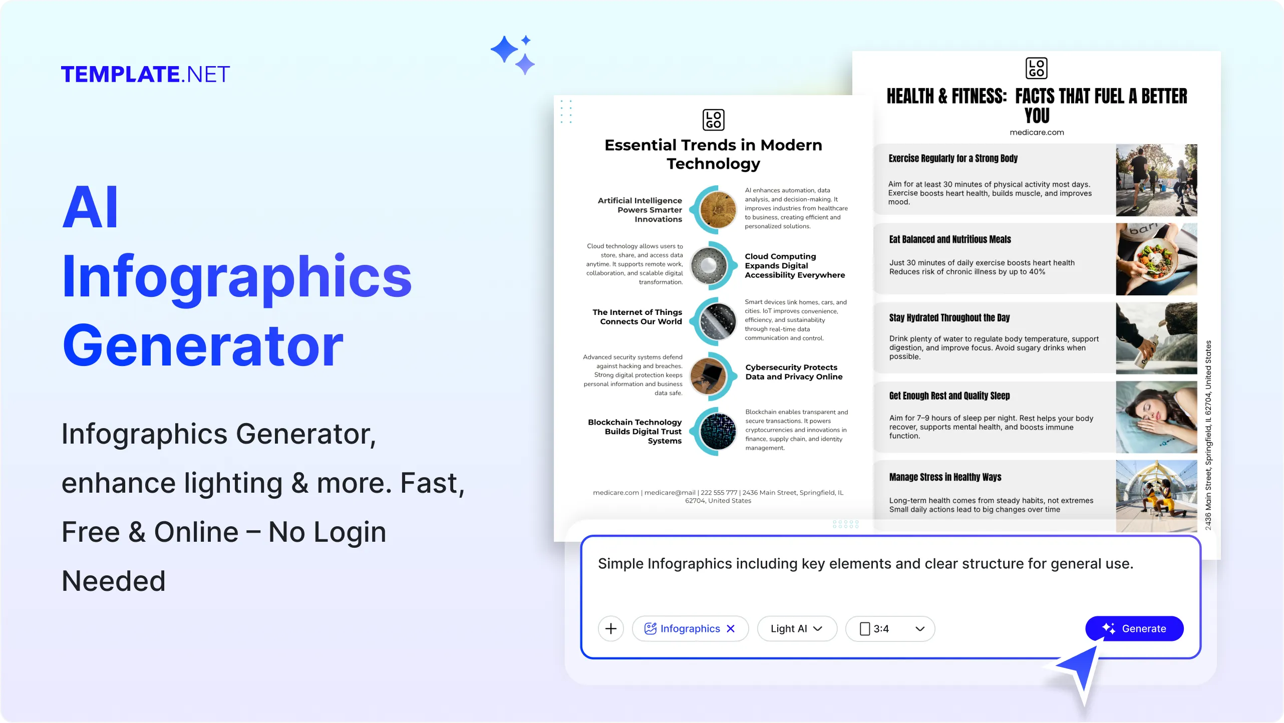 Free AI Infographic Generator, Create Infographic Images Online [ No Signup ]