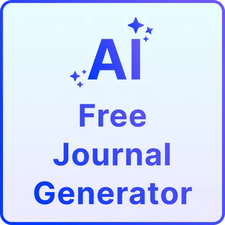 Free AI Journal Generator, Free AI Journal Maker Online Free AI Journal Generator, Free AI Journal Maker Online