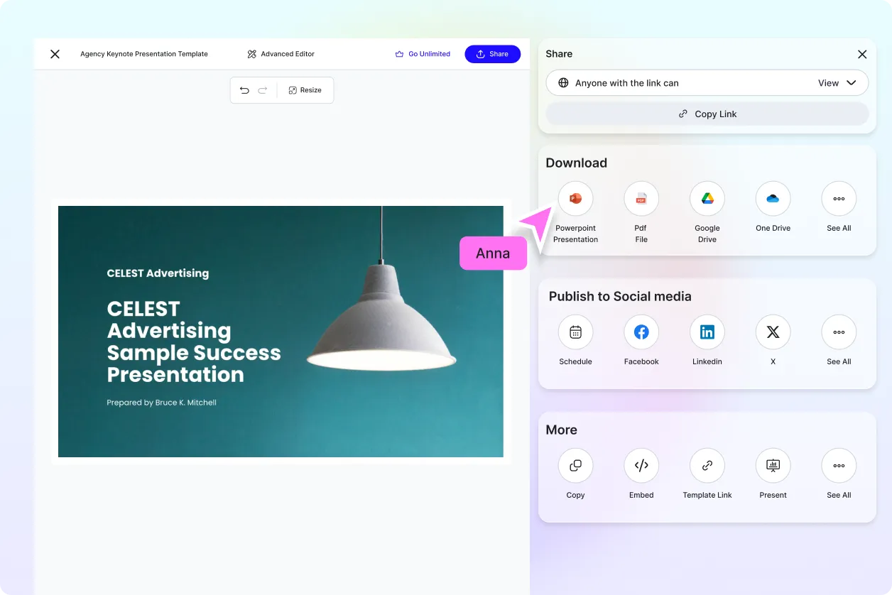 Free AI Keynote Presentation Generator, AI Keynote Slide Maker Online