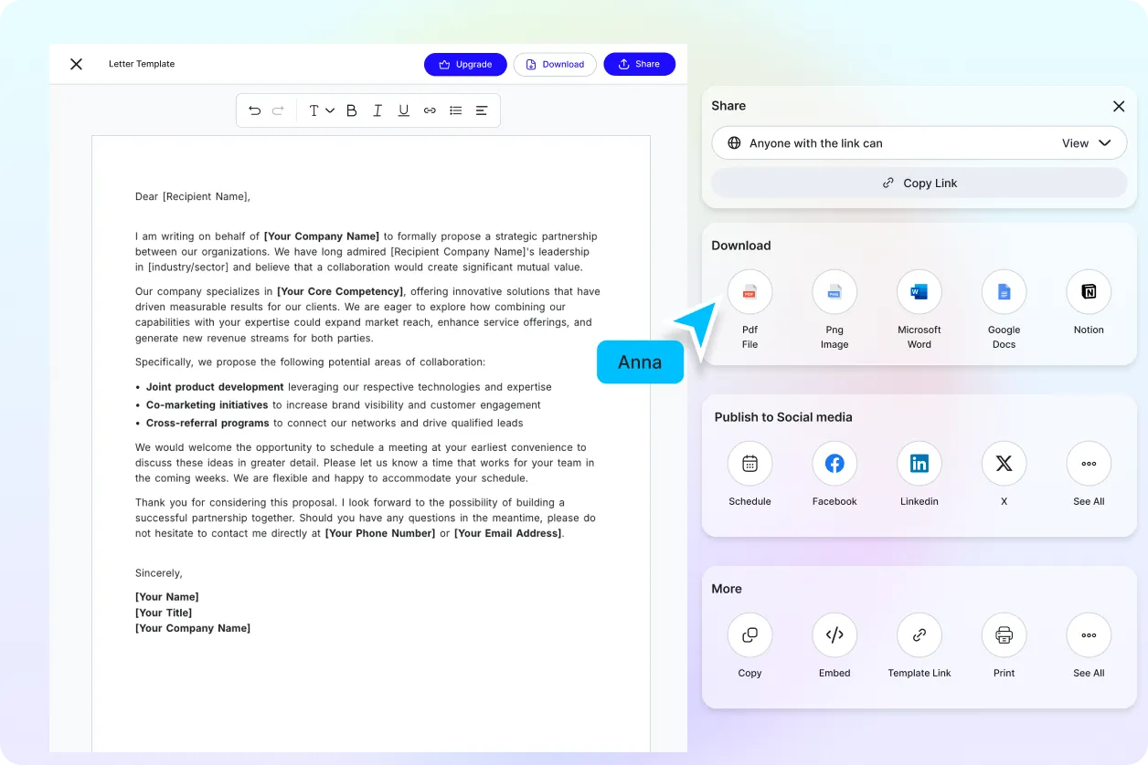 Free AI Letter Generator, AI Letter Writer Online [ No Signup ]