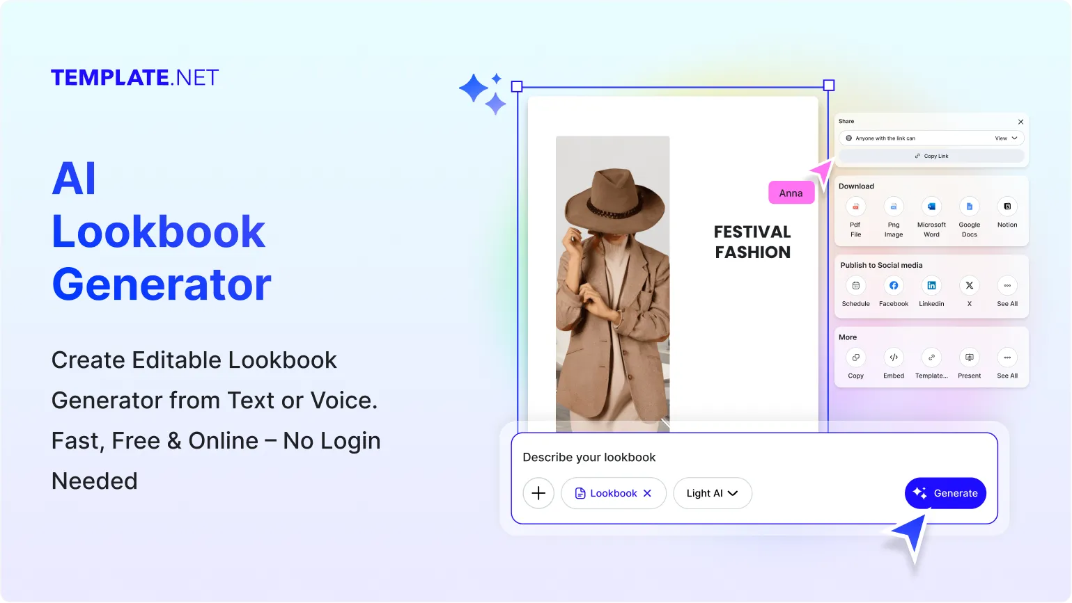 Free AI Lookbook Generator, Digital Lookbooks Maker Online
