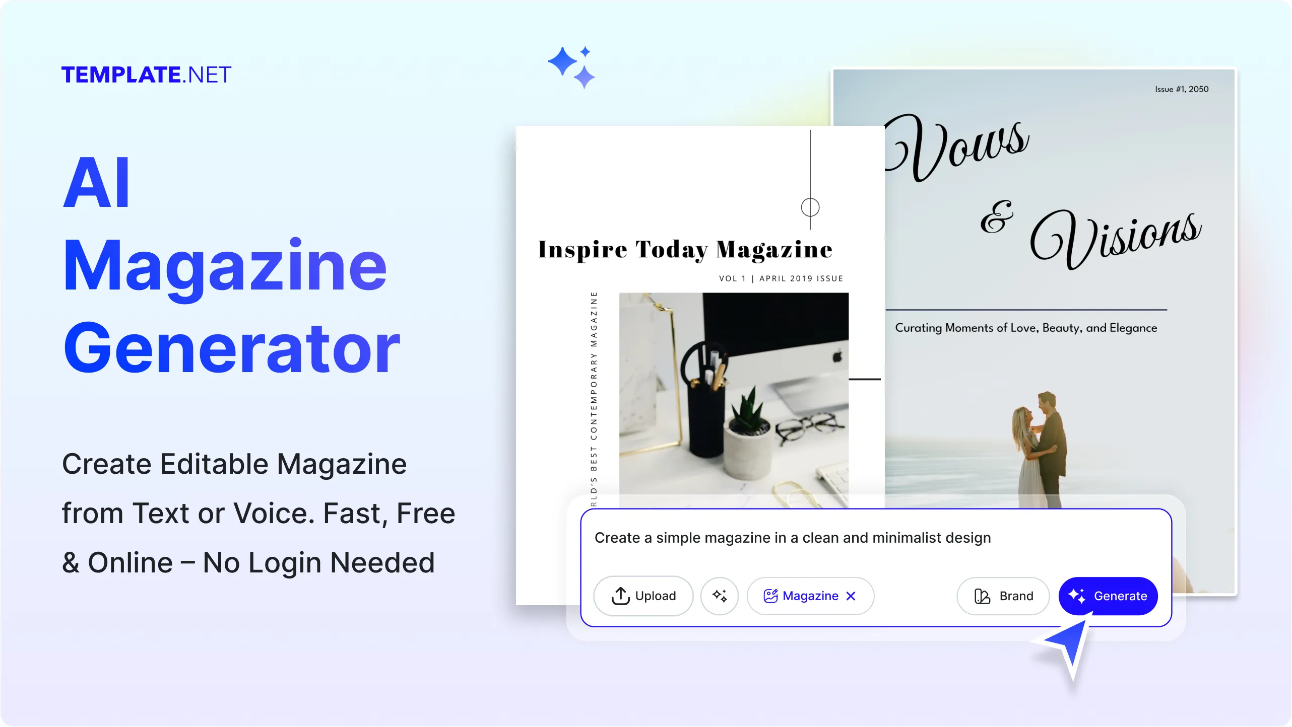 Free AI Magazine Generator, Free AI Magazine Maker Online