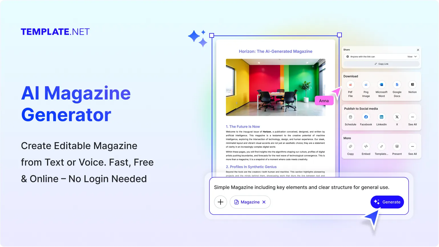 Free AI Magazine Generator Online, AI Magazine Maker [ No Signup ]