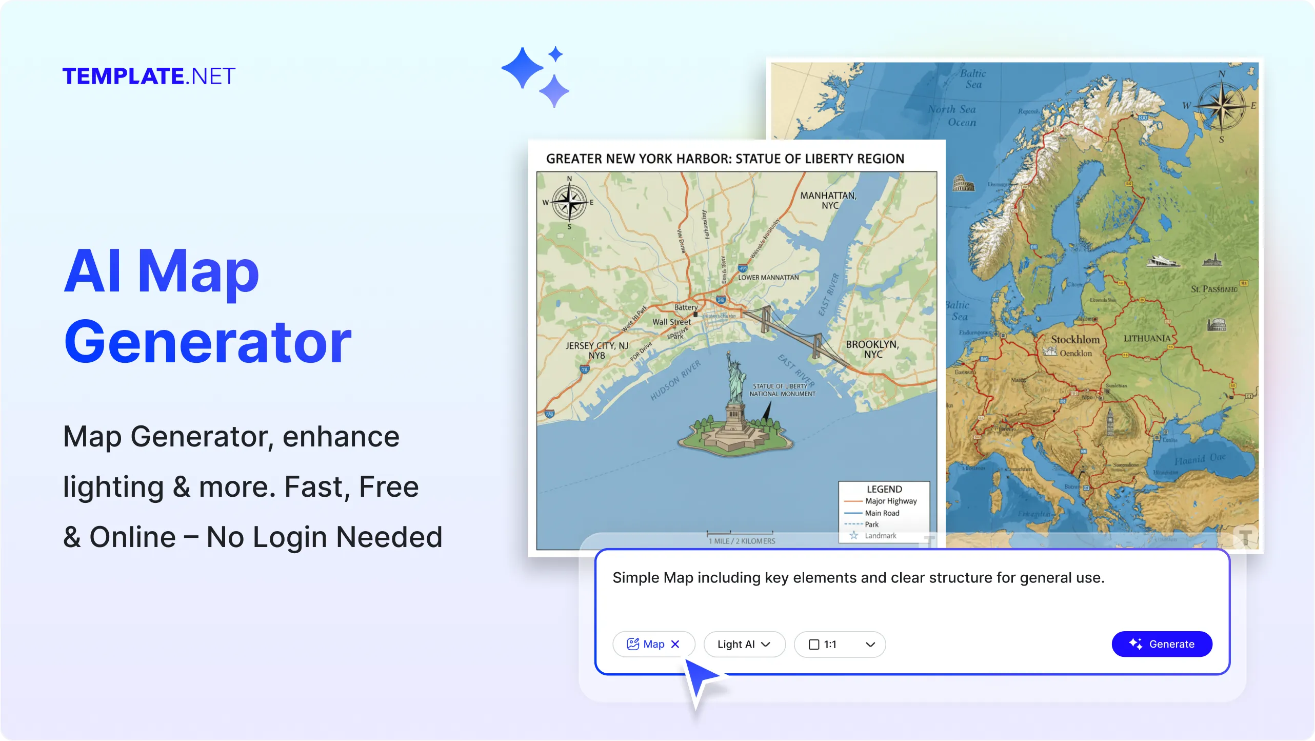 Free AI Map Generator, Create Map Images Online [ No Signup ]