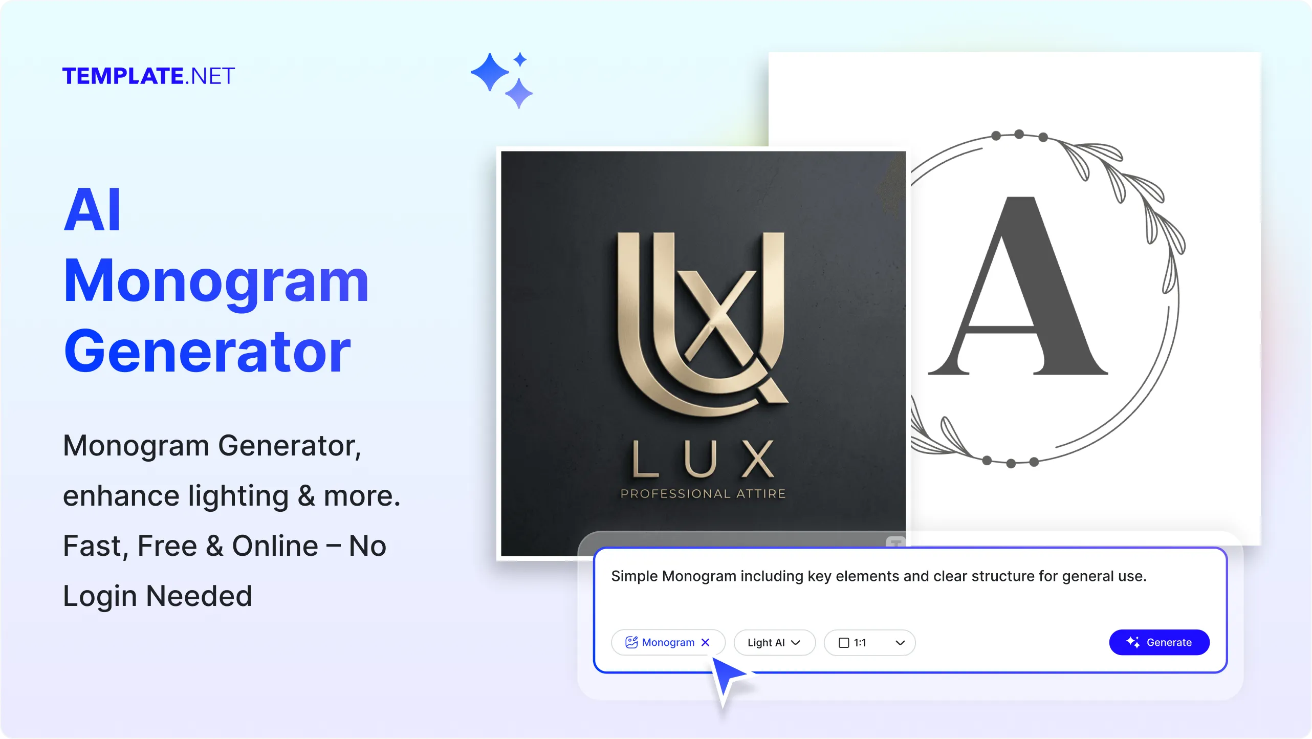 Free AI Monogram Generator, Create Monogram Images Online [ No Signup ]