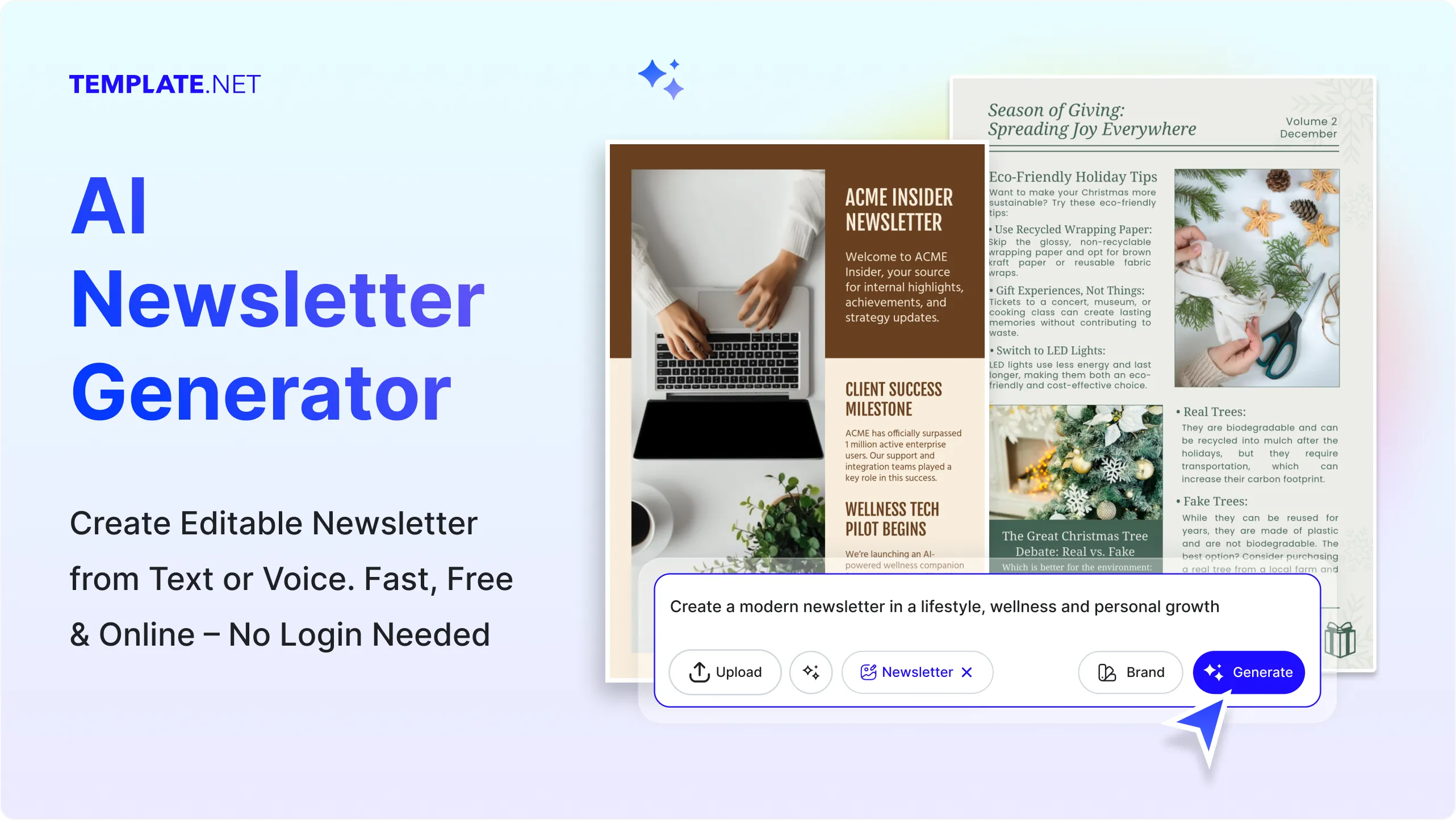 Free AI Newsletter Generator, Free AI Newsletter Maker Online