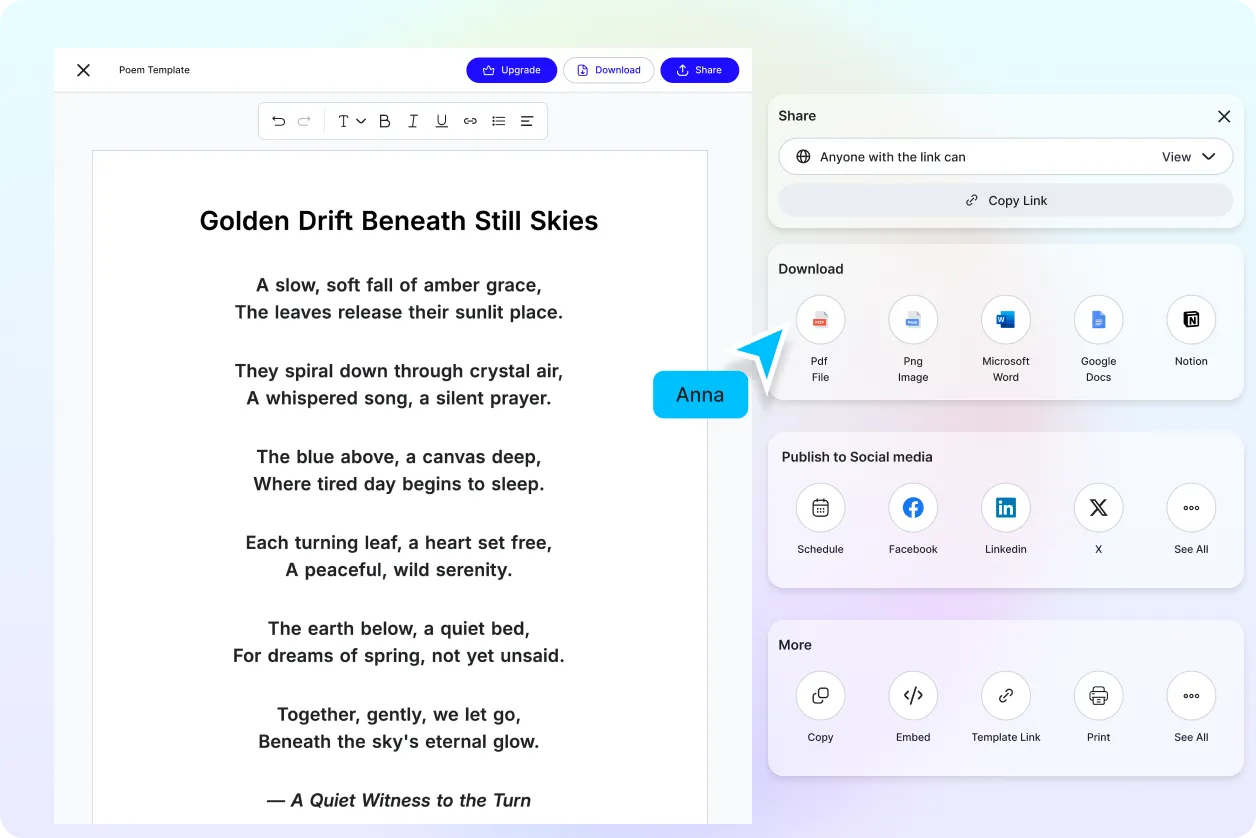 Free AI Poem Generator, AI Poetry Writing Tool Online[ No Signup ]