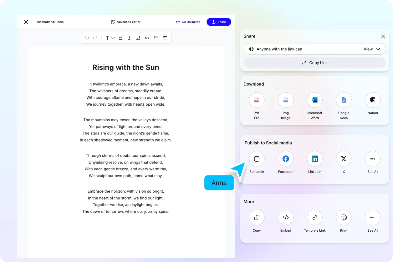 Free AI Poem Generator | Online Poem Maker Tool