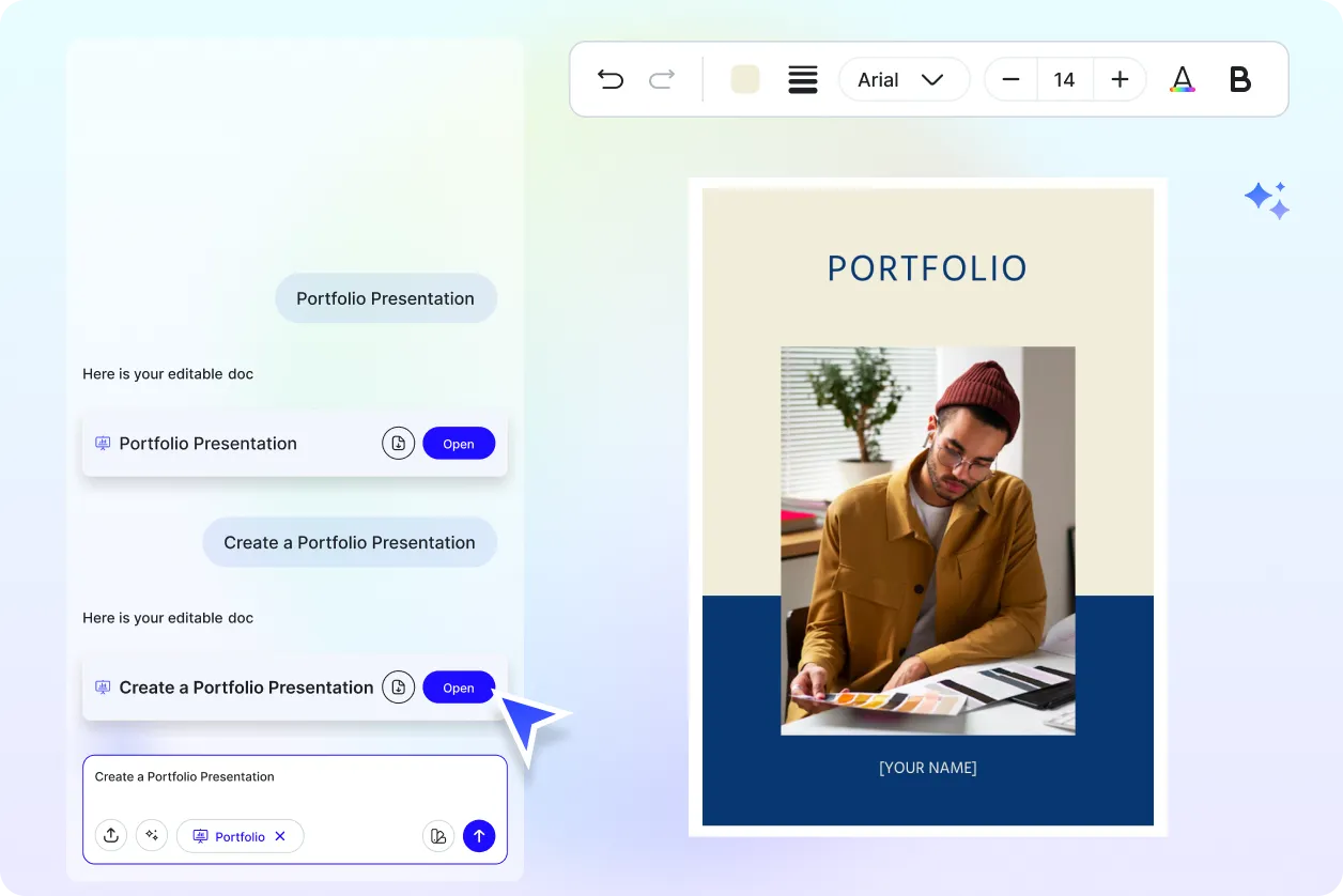 Free AI Portfolio Presentation Generator, AI Portfolio Presentation Maker Online [ No Signup ]