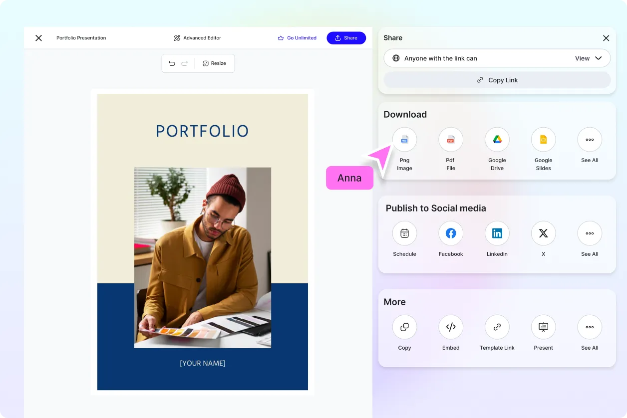 Free AI Portfolio Presentation Generator, AI Portfolio Presentation Maker Online [ No Signup ]