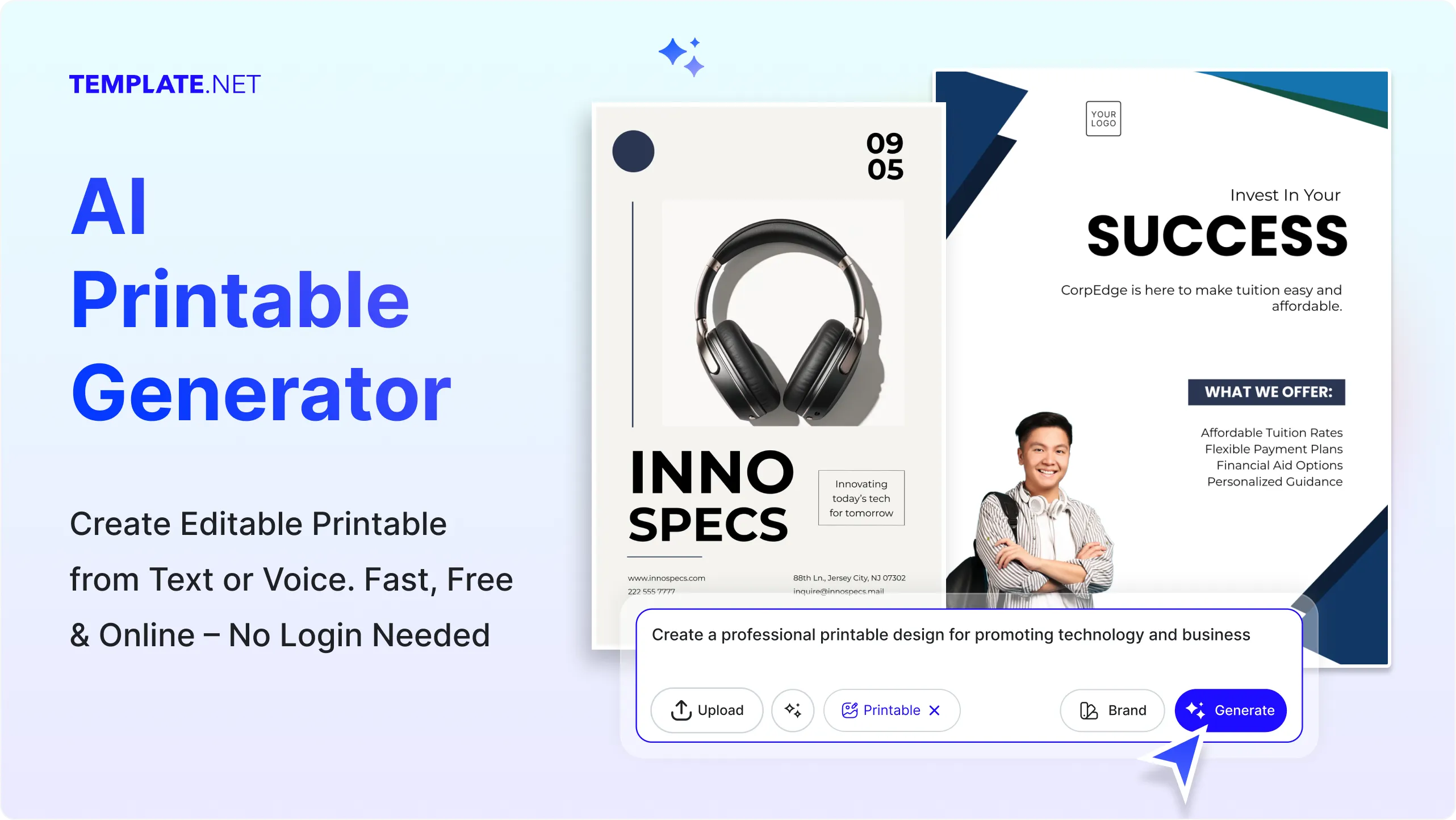 Free AI Printable Generator, Create Custom Printable Templates Online