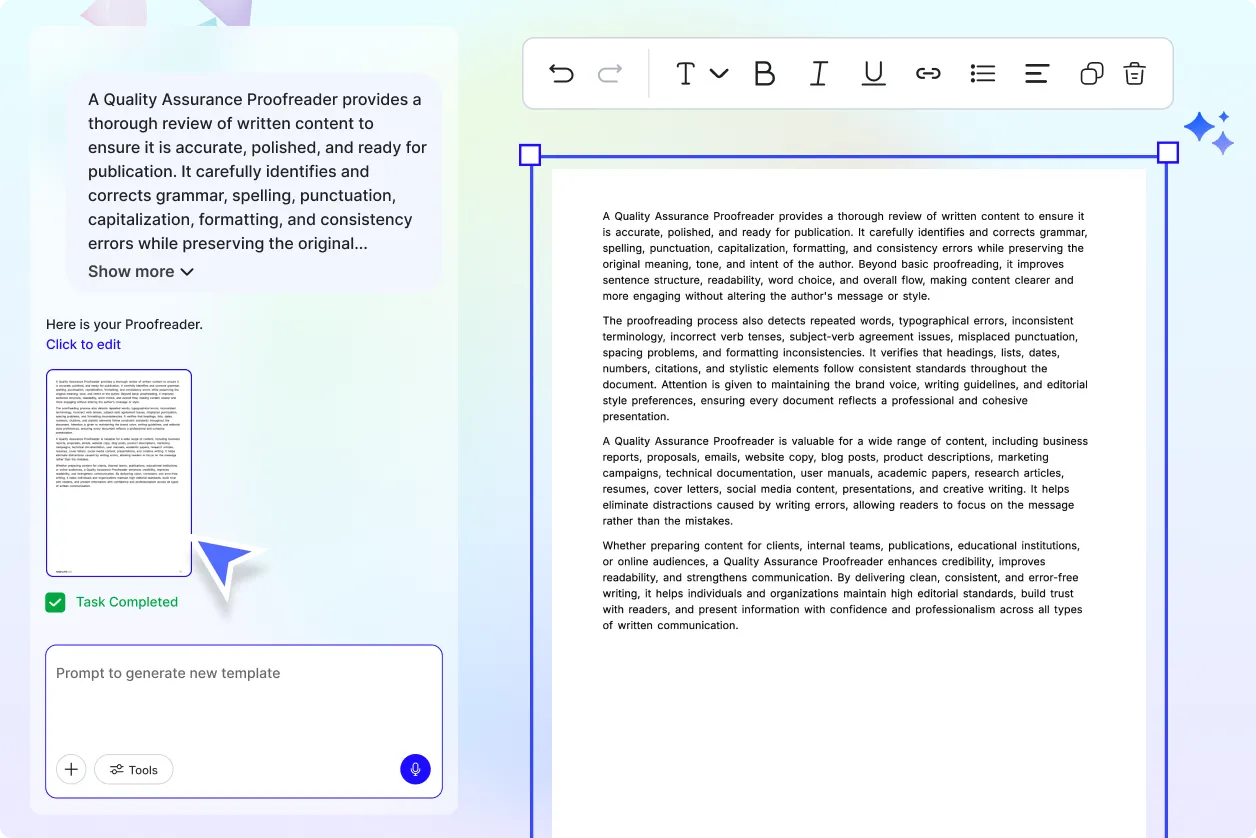 Free AI Proofreader , AI Proofreading & Writing Correction Tool Online [ No Signup ]