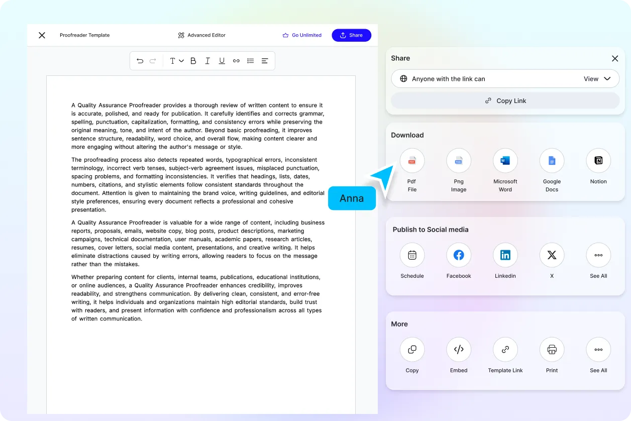 Free AI Proofreader , AI Proofreading & Writing Correction Tool Online [ No Signup ]