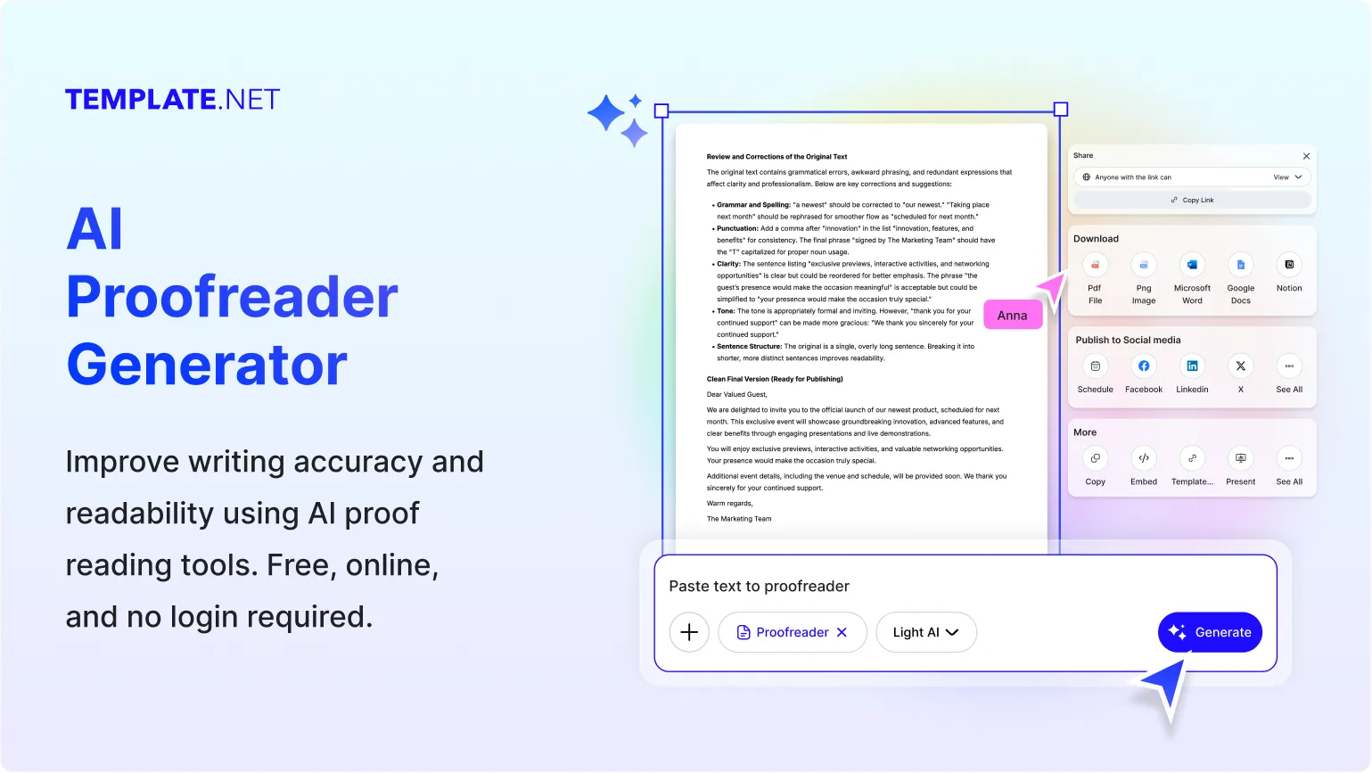 Free AI Proofreader, AI Proofreading Tool Online [ No Signup ]