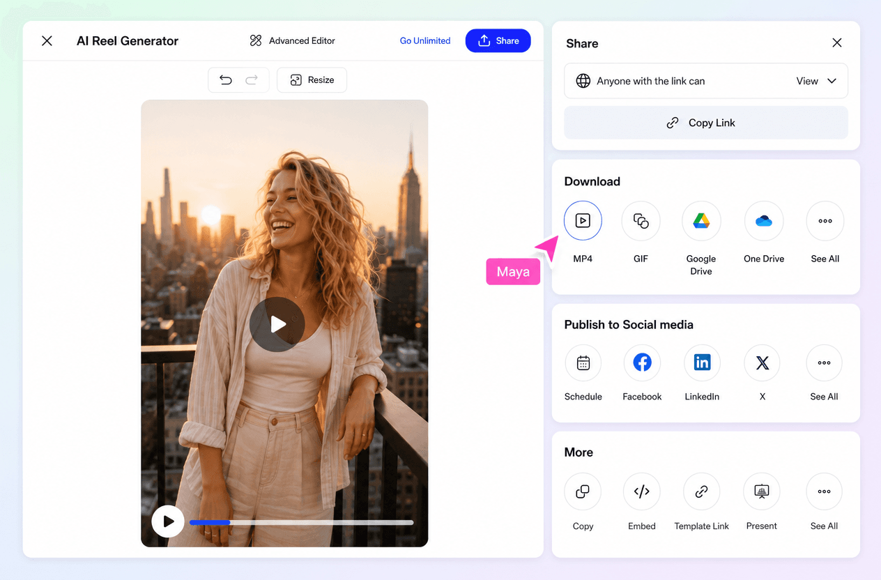 Free AI Reel Generator – Make Instagram, TikTok Reels & YouTube Shorts Free AI Reel Generator – Make Instagram, TikTok Reels & YouTube Shorts