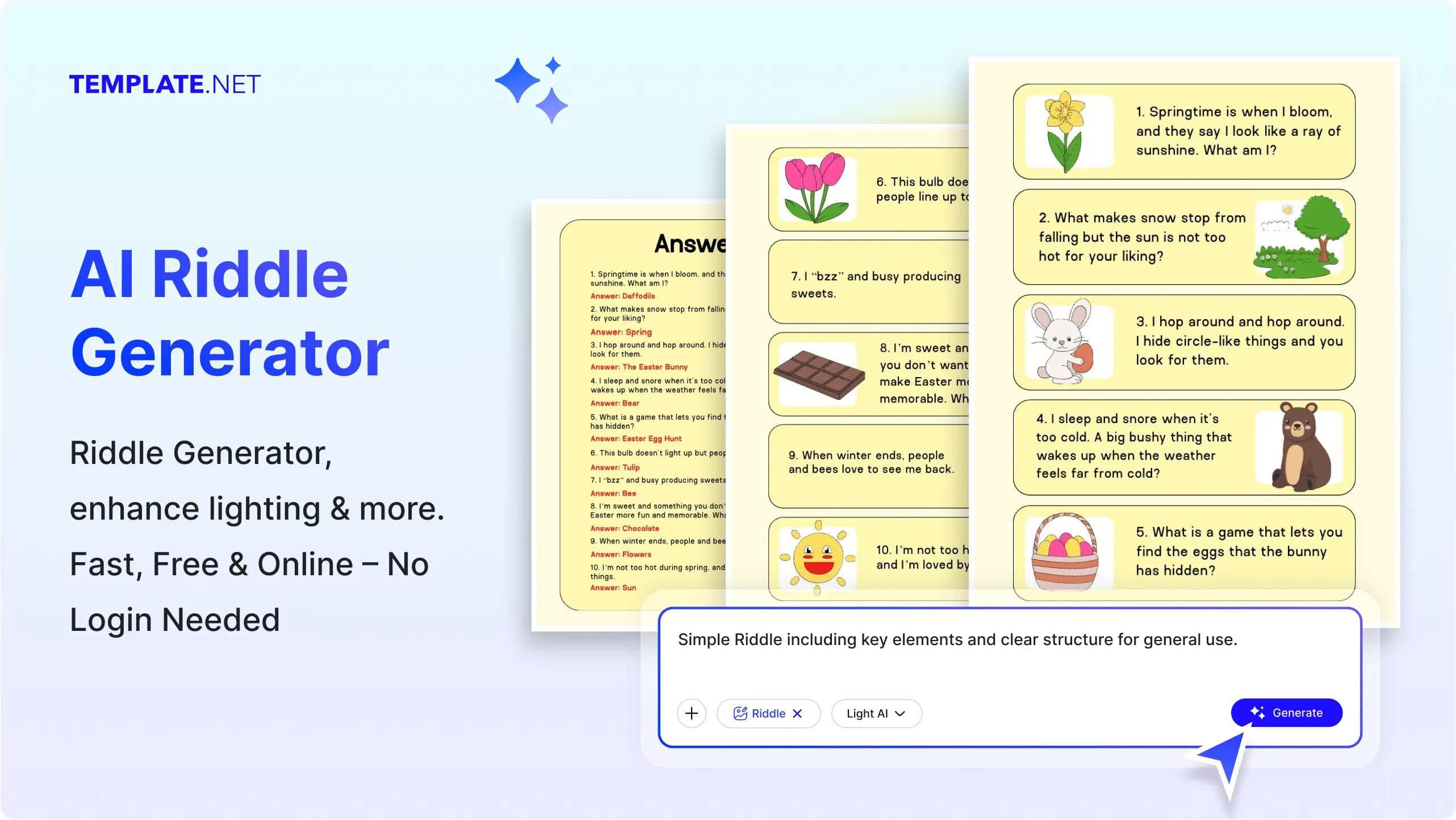 Free AI Riddle Generator, Create Riddle Designs Online