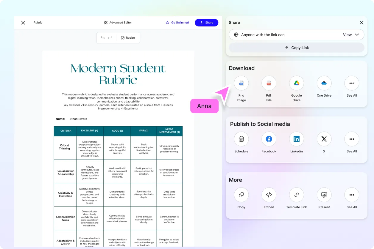 Free AI Rubric Generator, Free Online Rubric Maker Free AI Rubric Generator, Free Online Rubric Maker