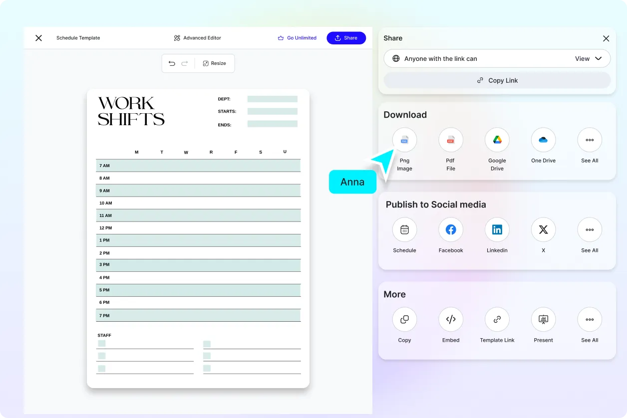 Free AI Schedule Generator Create Schedule Images Online [ No Signup ]
