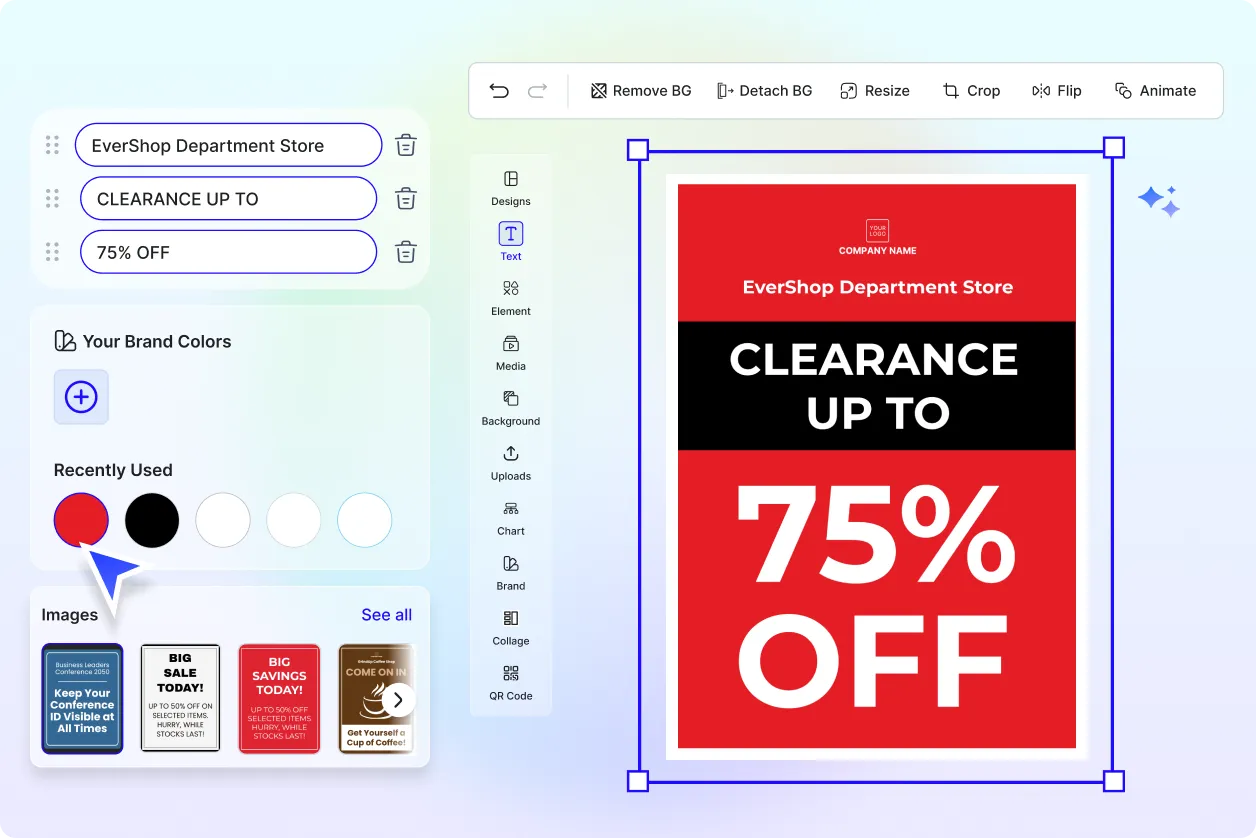 Free AI Signage Generator, Free AI Signage Maker [ No Signup ]
