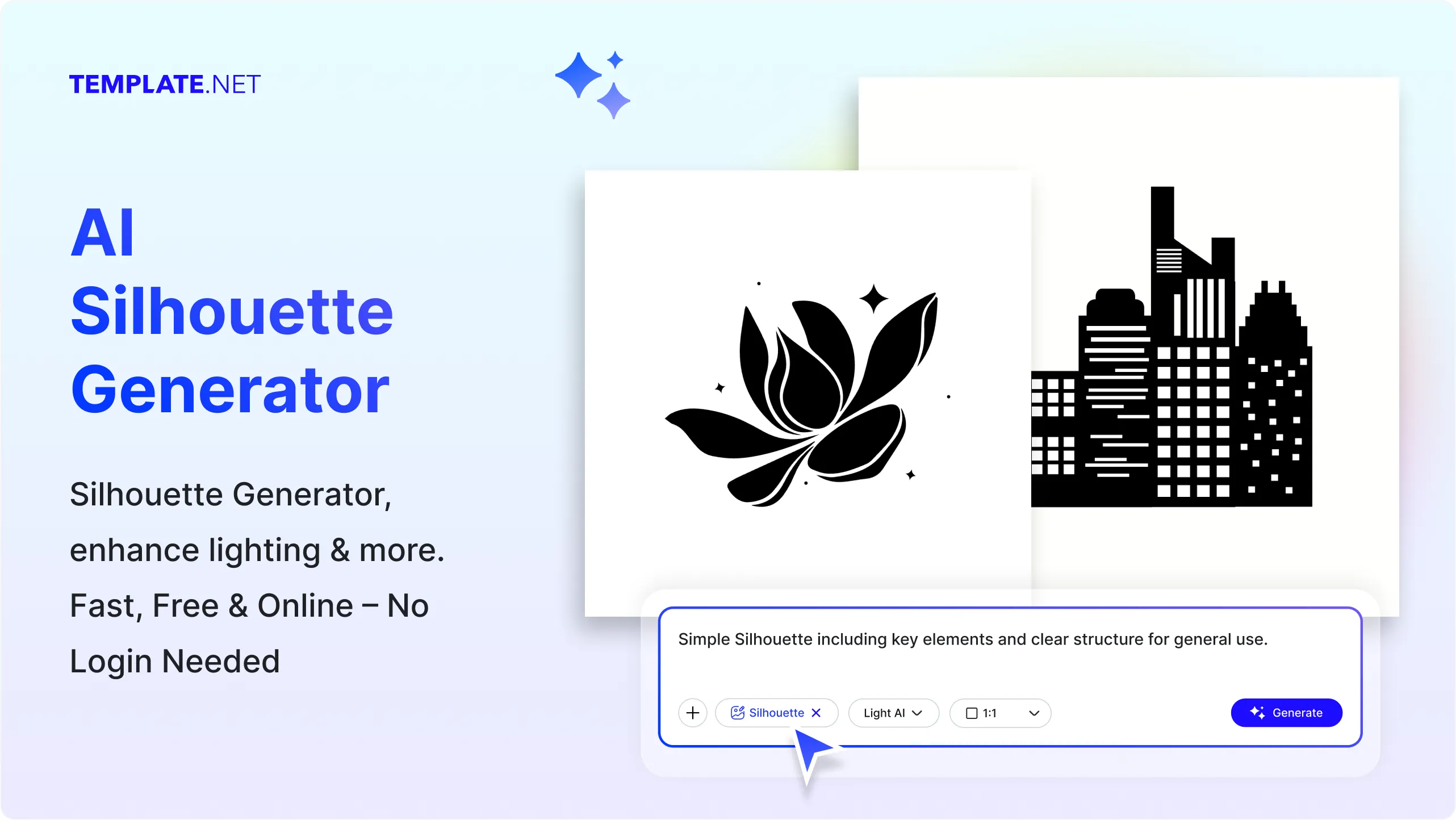 Free AI Silhouette Generator, Create Silhouette Images Online [ No Signup ]