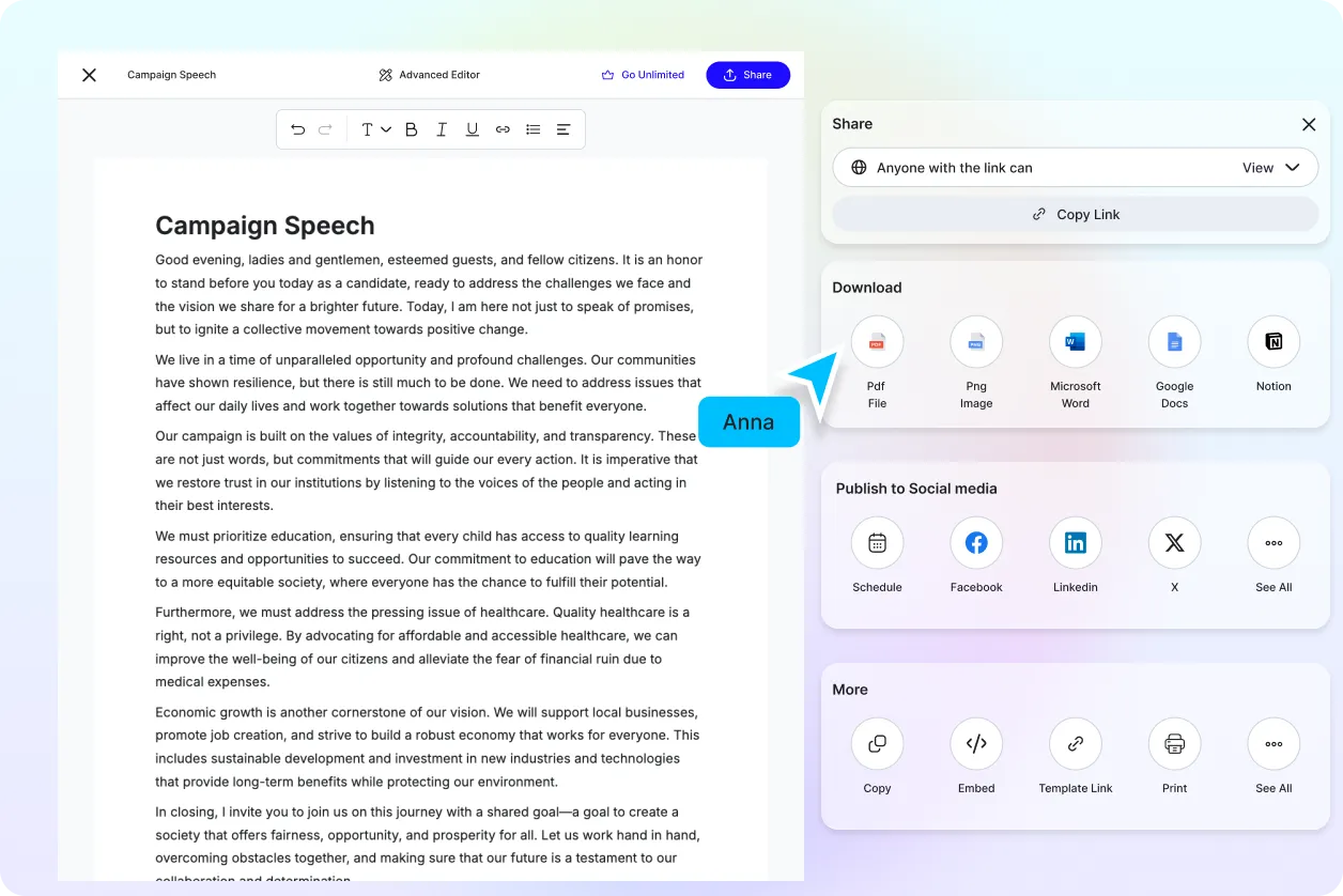 Free AI Speech Generator, Free Online Text to Speech Maker