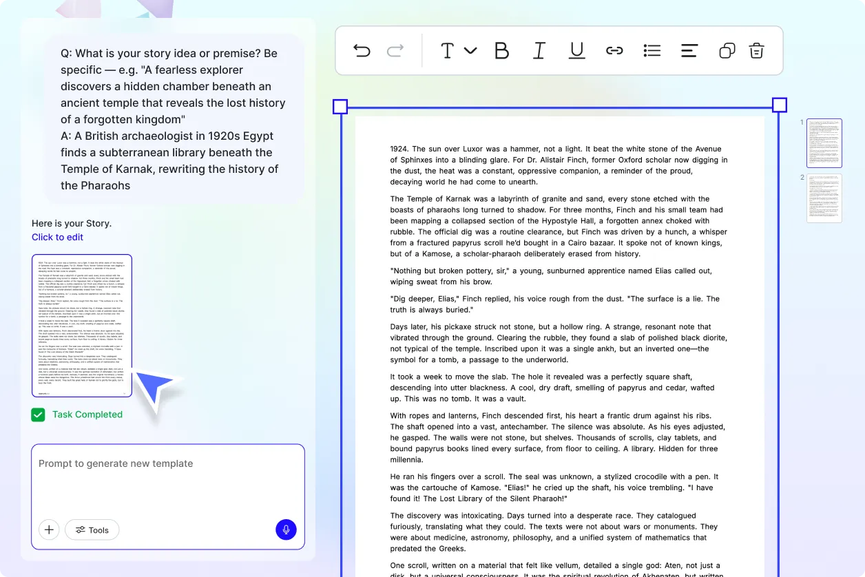 Free AI Story Generator, AI Story Writing Tool Online [ No Signup ]
