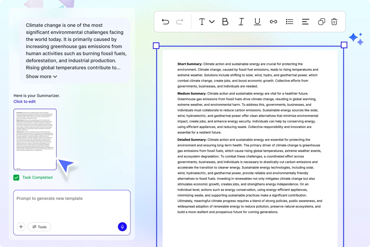 Free AI Summarizer, AI Text Summarizer Online