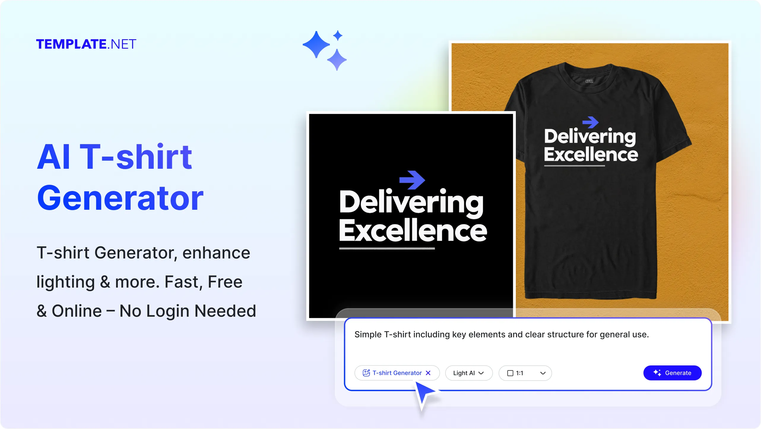 Free AI T-Shirt Generator, Create Custom T-Shirt Designs Online [ No Signup ]