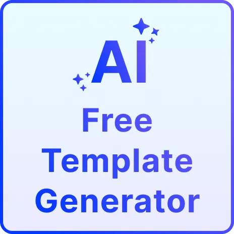 Free AI Template Generator, Free Template Creator Online