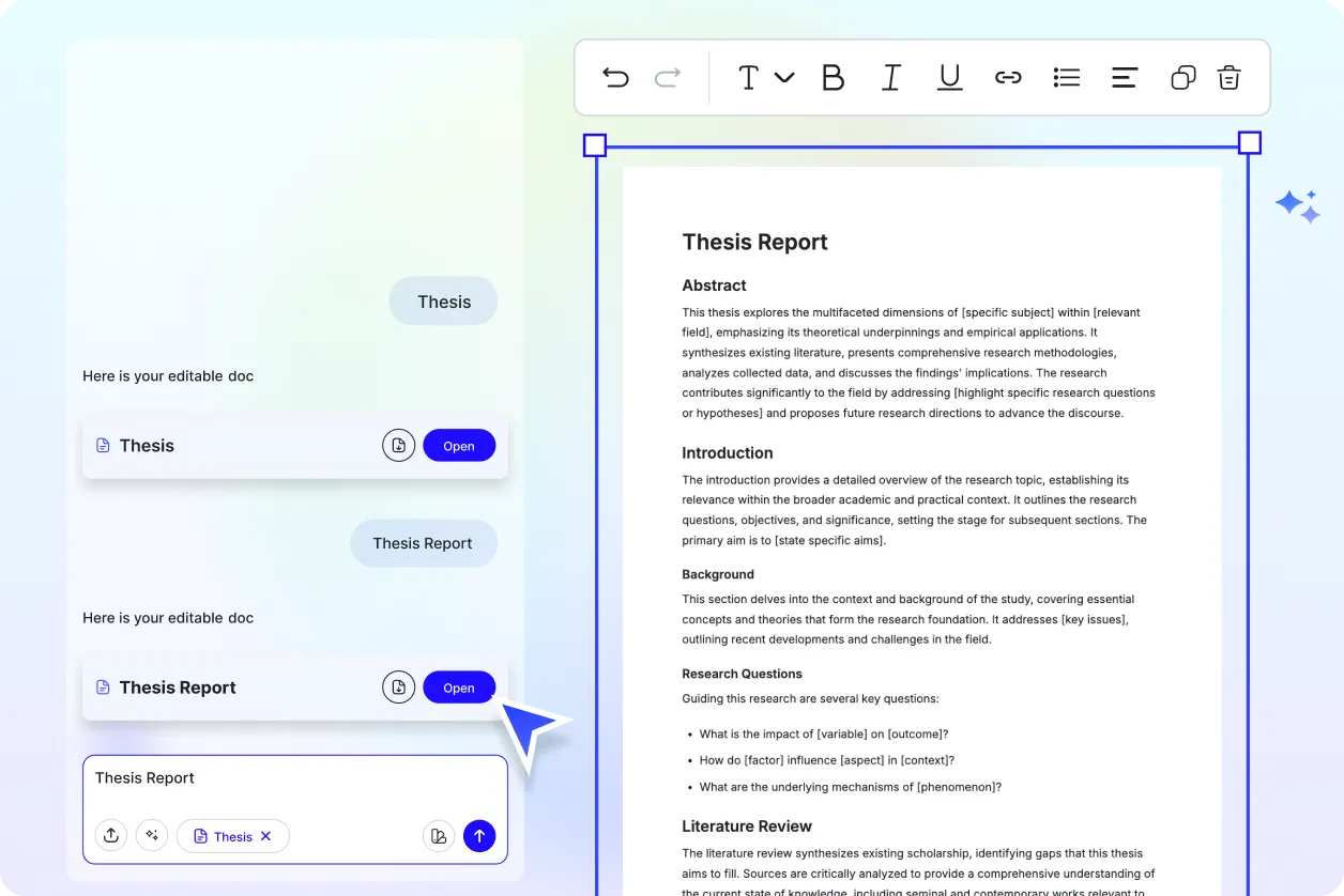 Free AI Thesis Generator, Free Thesis Maker Online