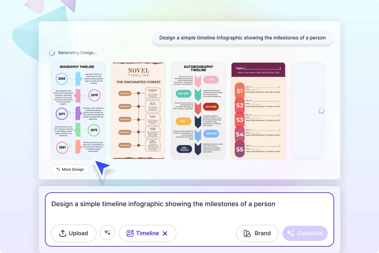 Free AI Timeline Generator, Free AI Timeline Maker Online