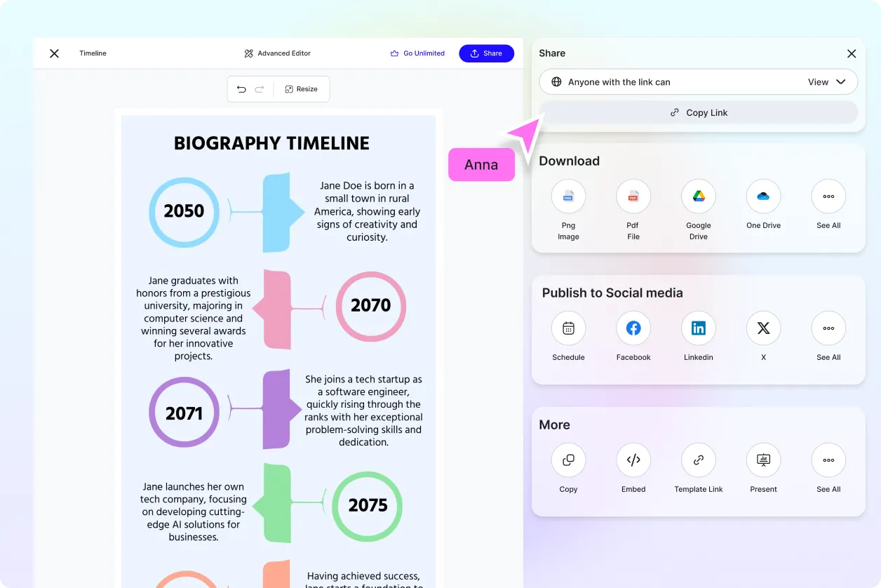 Free AI Timeline Generator, Free AI Timeline Maker Online