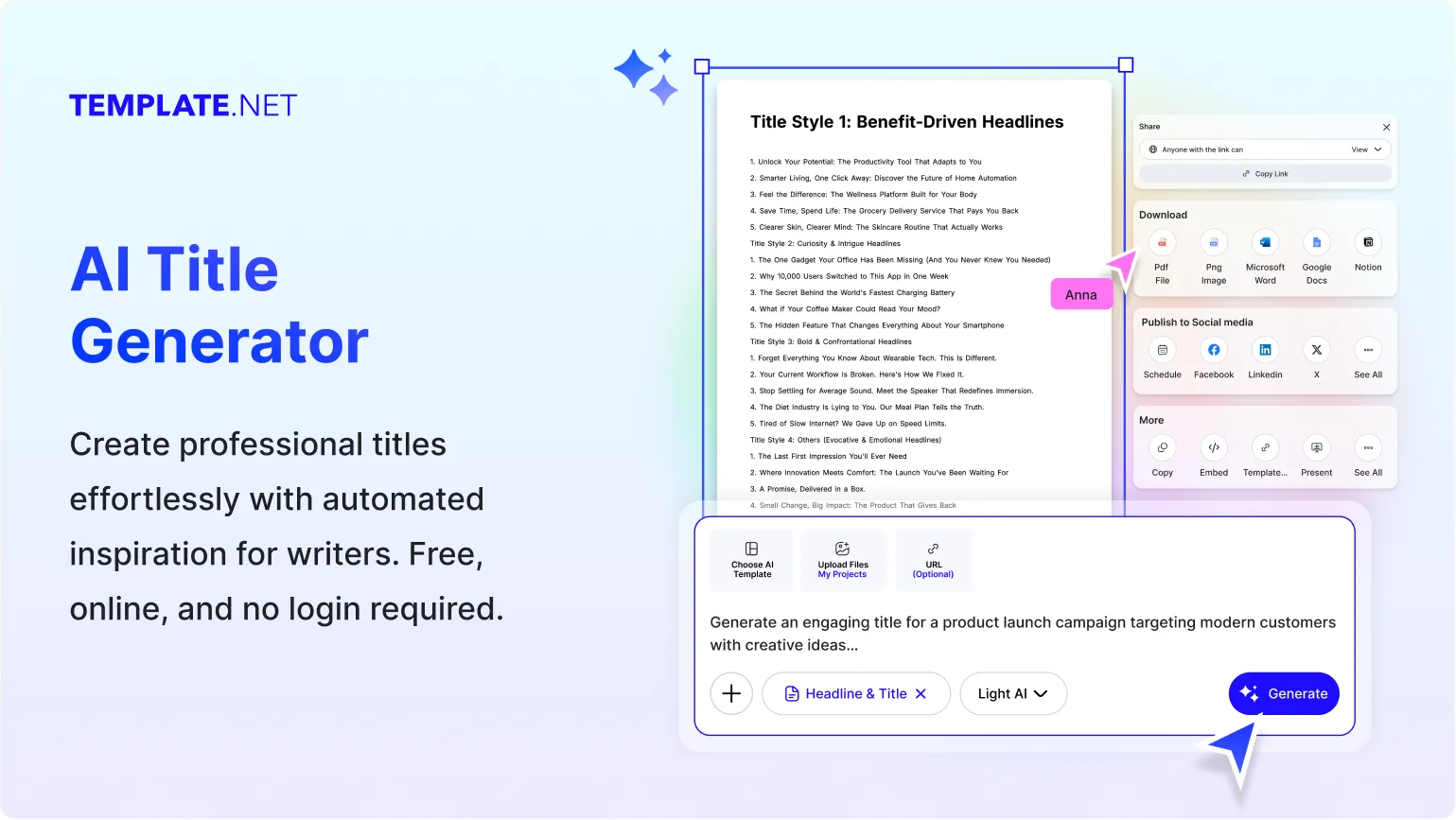 Free AI Title Generator, AI Headline Generator Online