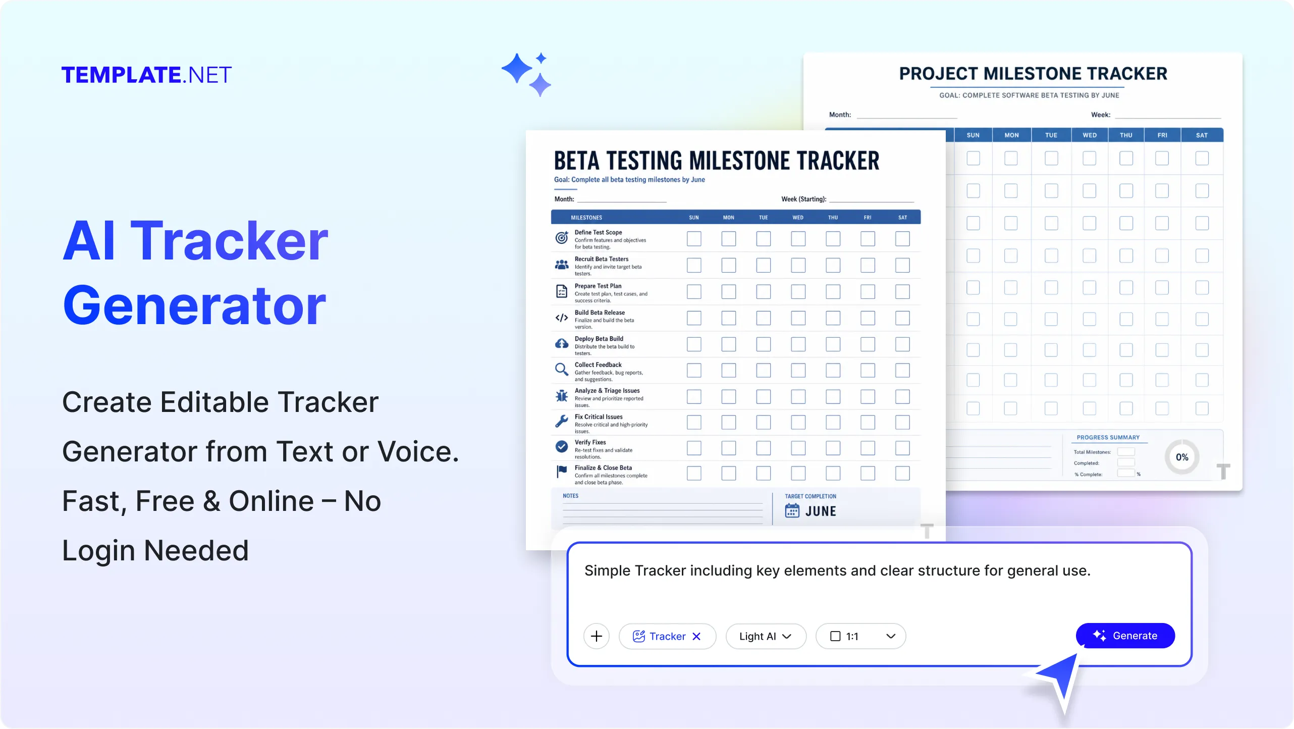 Free AI Tracker Generator, Create Tracker Images Online [ No Signup ]
