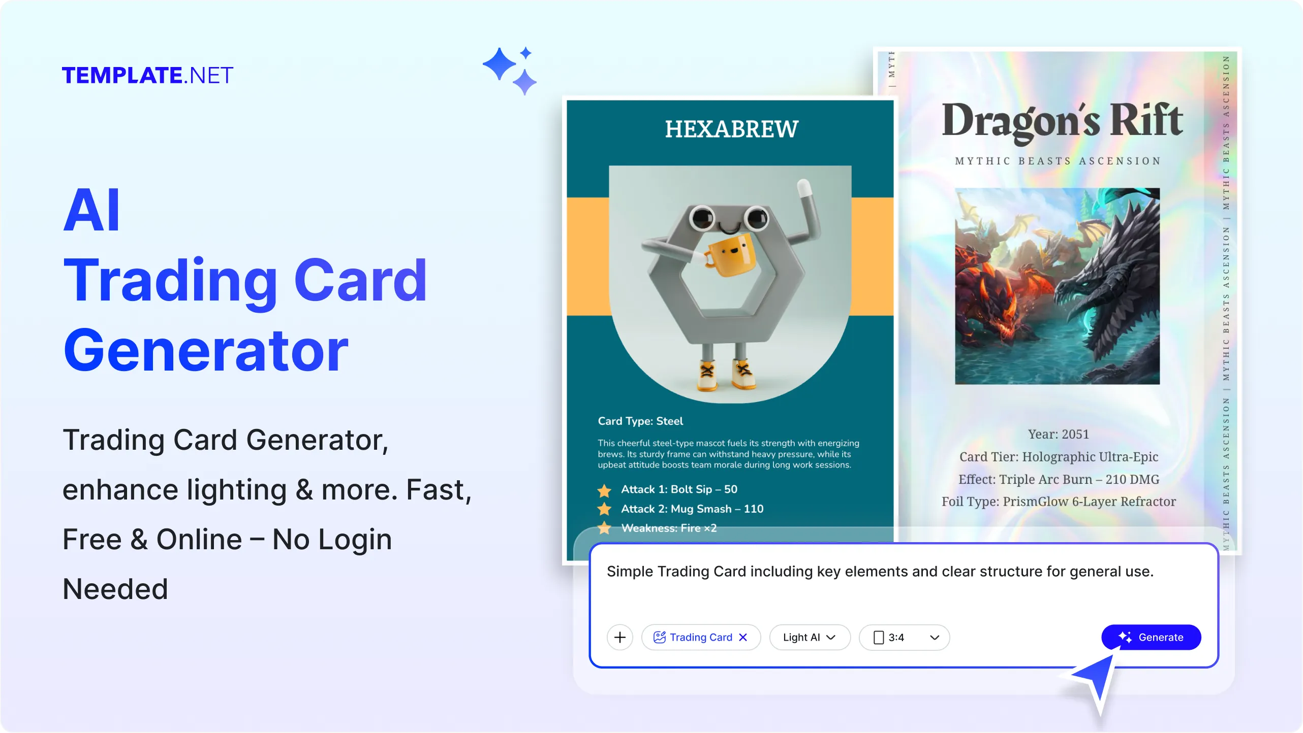 Free AI Trading Card Generator, Create Trading Card Images Online [ No  Signup ]
