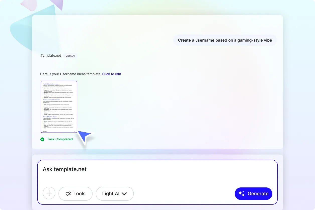 Free AI Username Generator, Create Username Tool [ No Signup ]