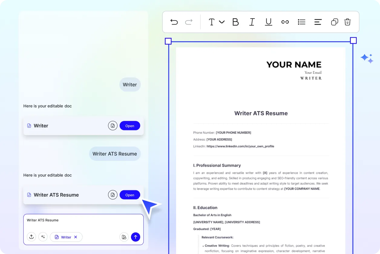 Free AI Writer, Online AI Writing Tool