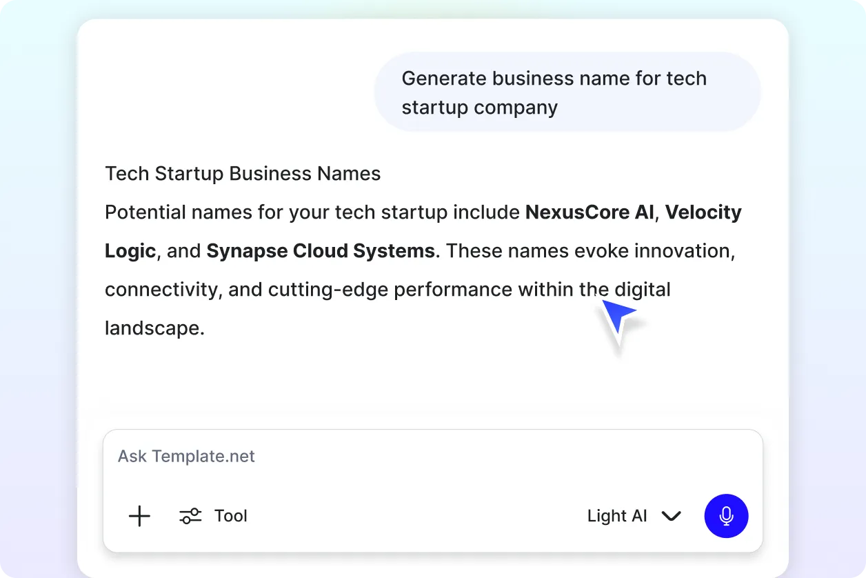 Free AI Business Name Generator, Unique Business Names Online