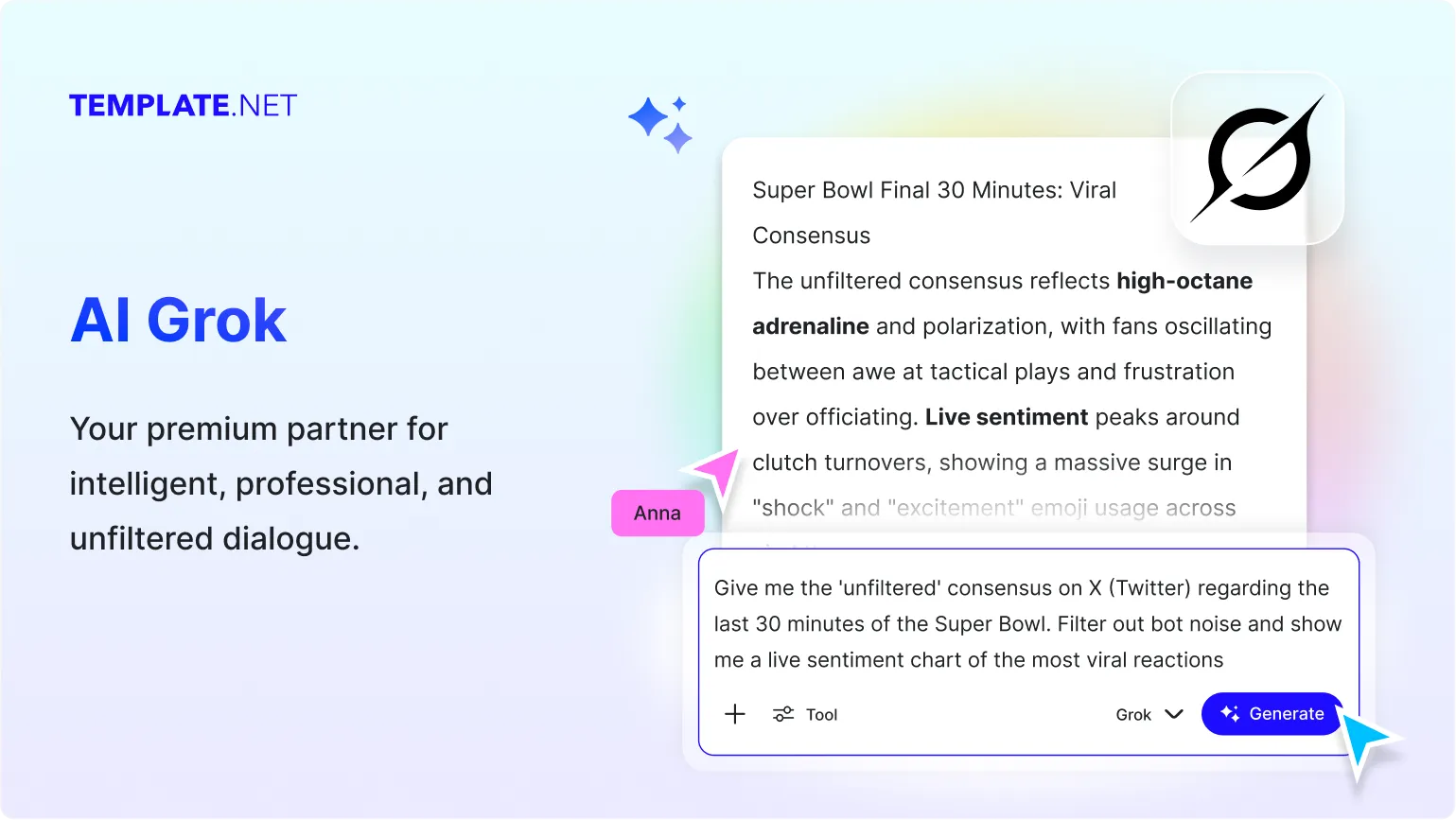 Chat with Grok 4.1 Try for free.