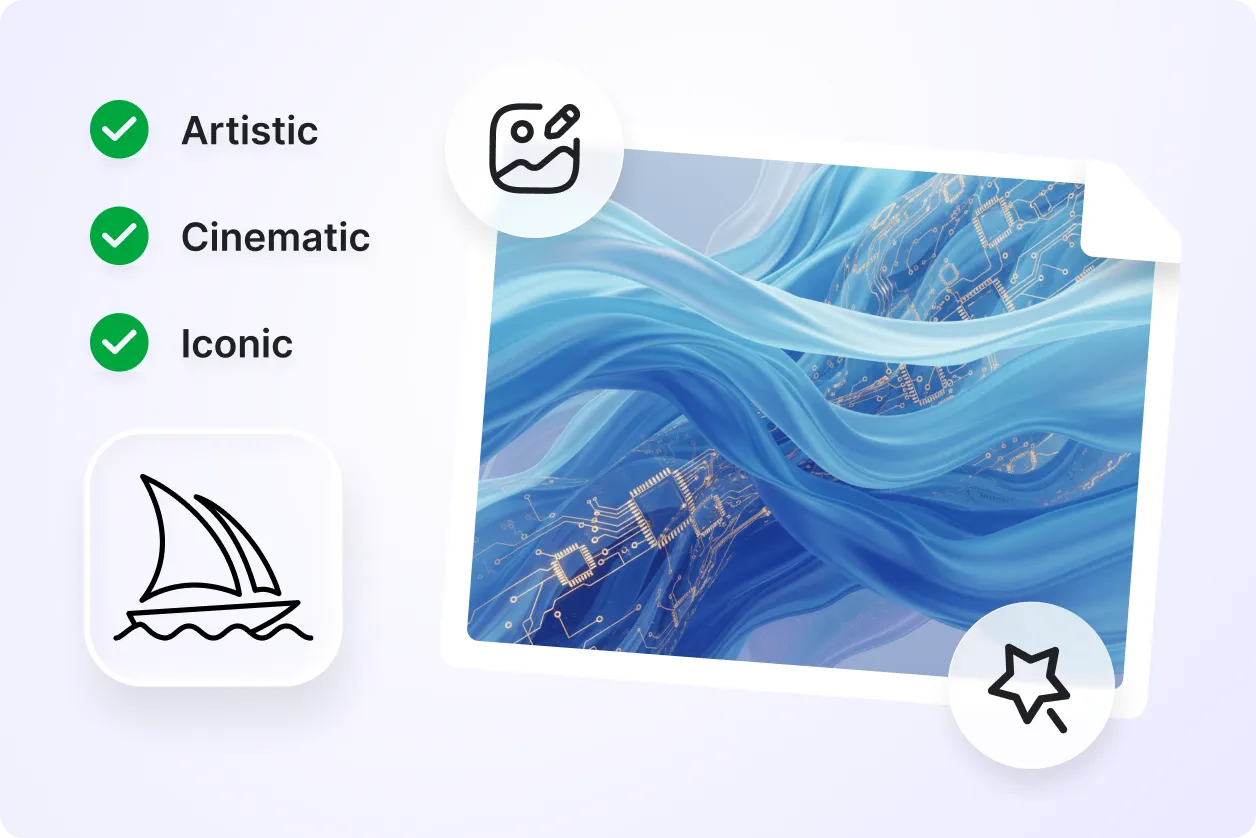 Generate Images with Midjourney v7 Try for free.