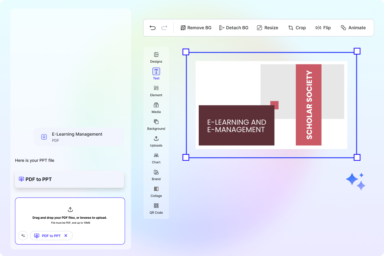 Free AI PDF to PPT Presentation Generator | Convert PDF Files into Editable PowerPoint Slides Online