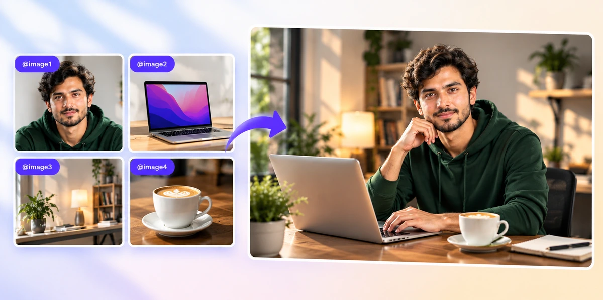 Combine Multiple Photos into One Scene