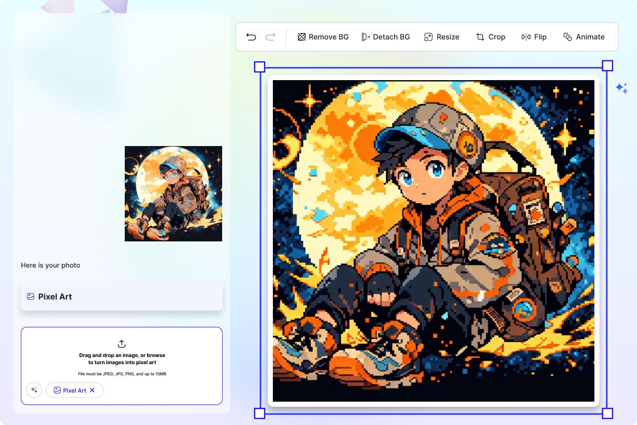 Free AI Pixel Art Generator, Free Pixel Style Images Online