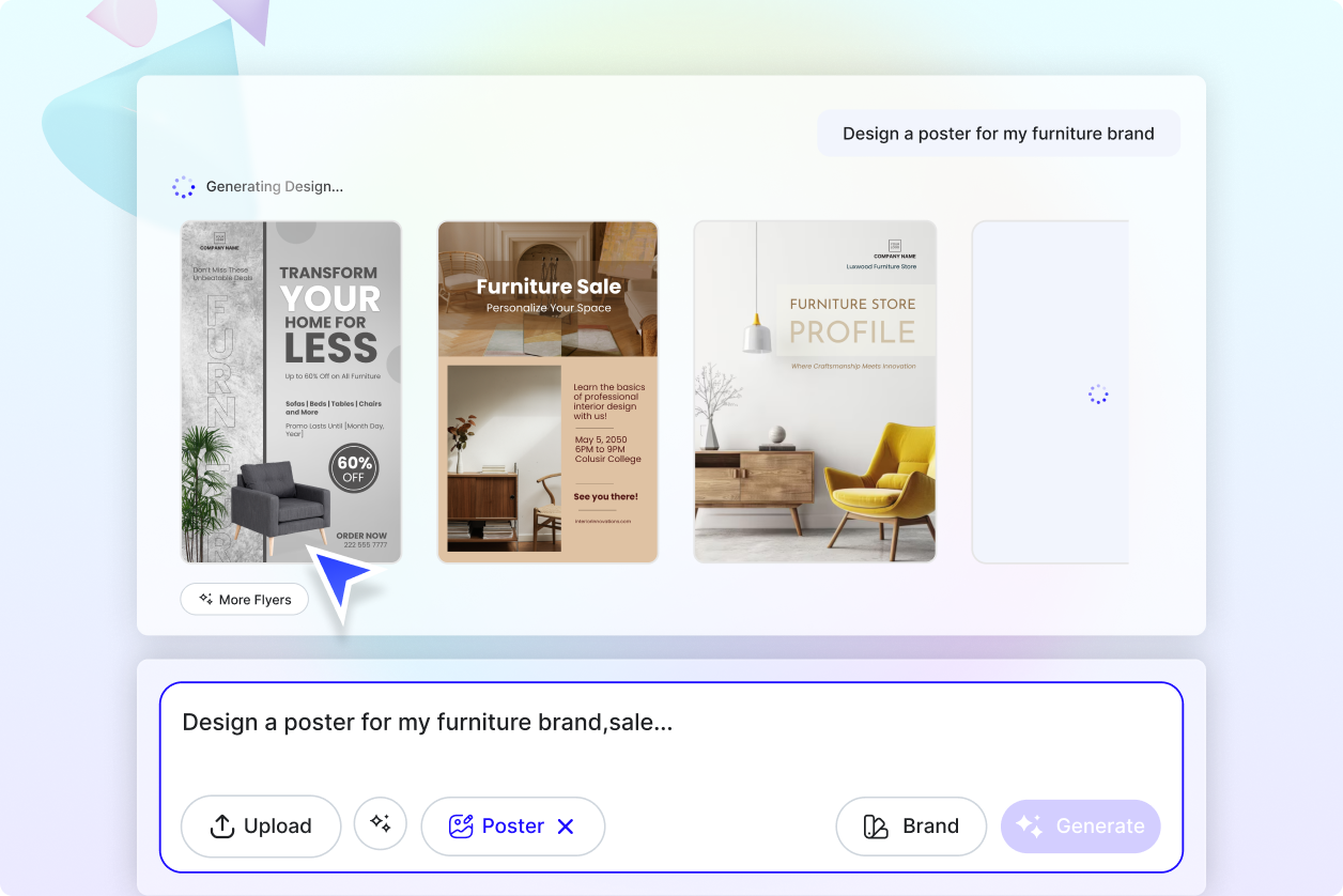 Free AI Poster Generator, Free Poster Maker Online