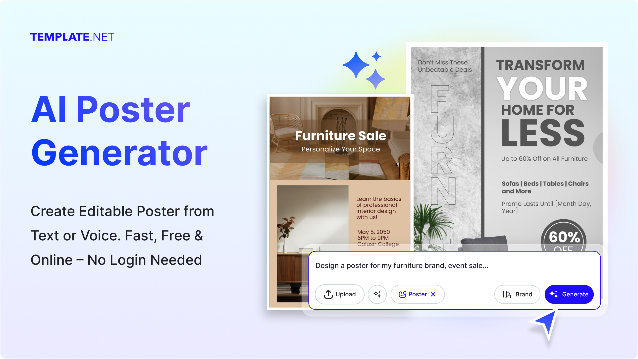 Free AI Poster Generator, Free Poster Maker Online