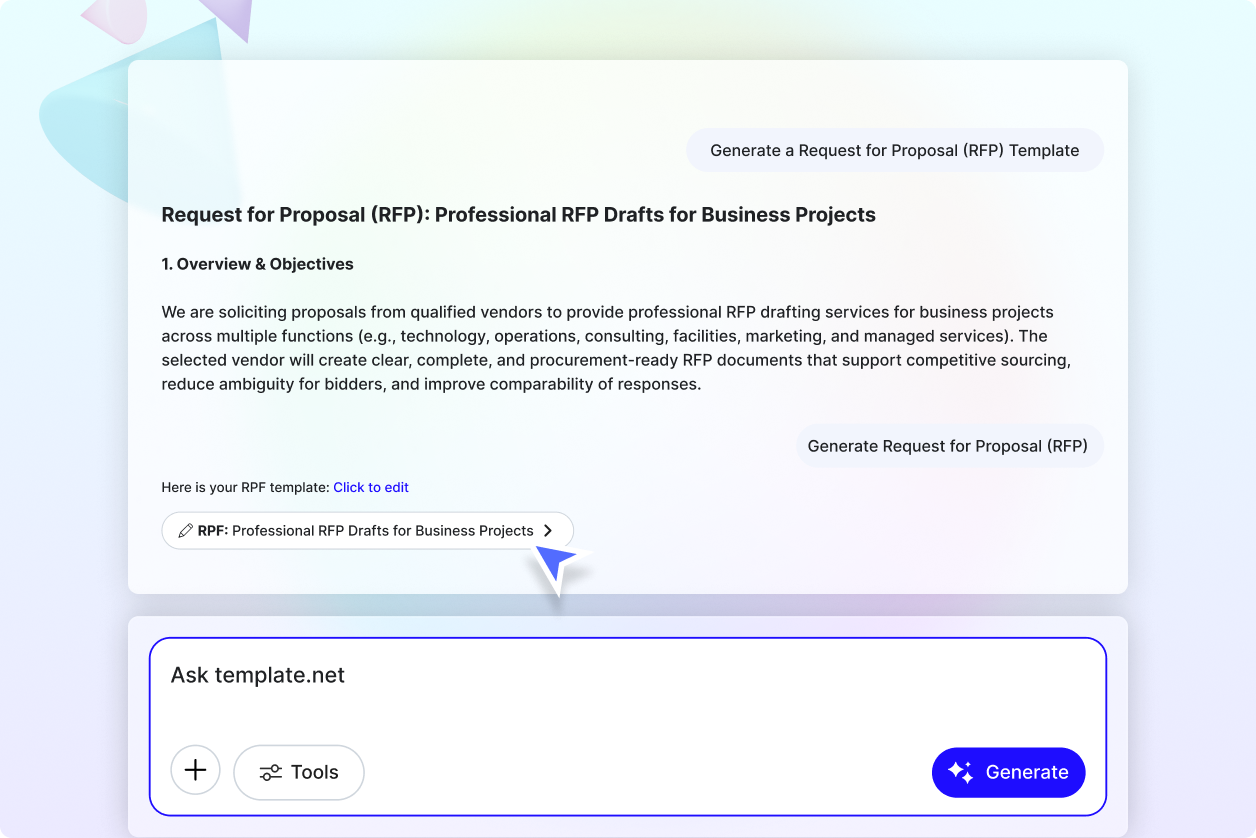 Free AI Request for Proposal Generator, AI RFP Maker Online