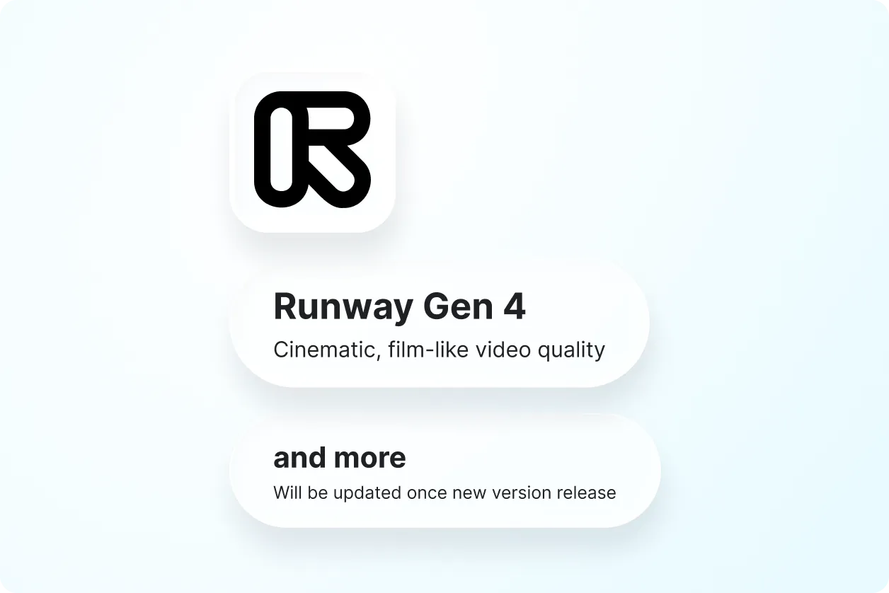 Generate Videos with Runway Gen 4 Try for free.